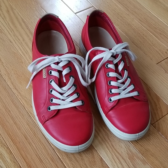 Ecco red sneakers Clearance